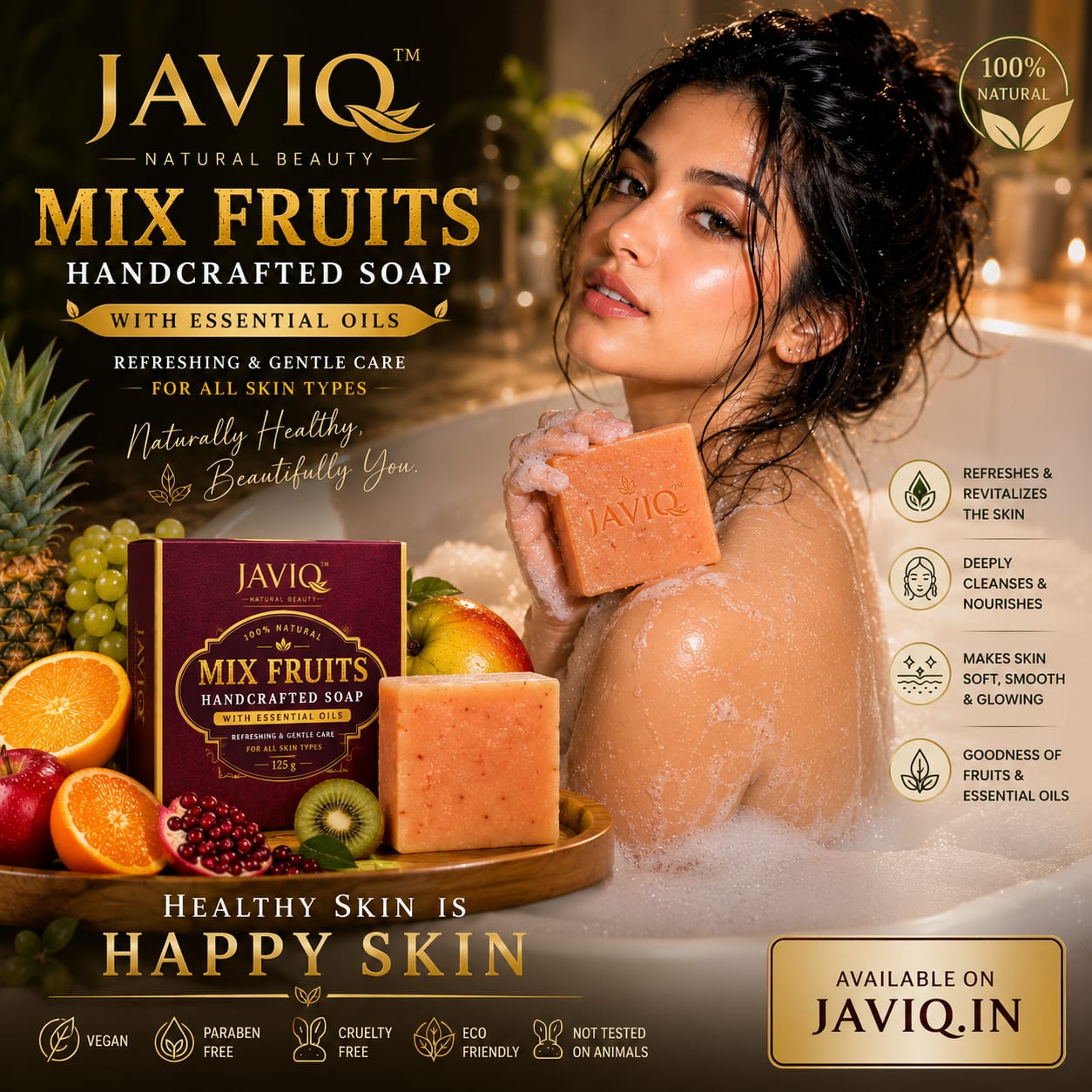 Mix Fruits Handcrafted Soap