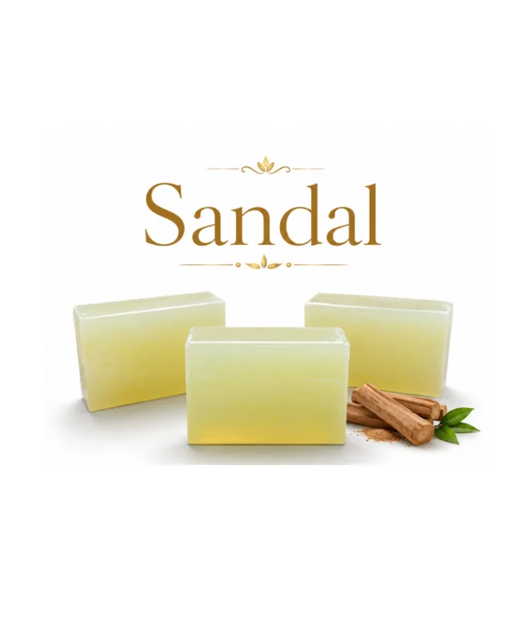 Javiq Sandal Handcrafted Natural Soap Soothing And Anti Ageing Pack Of 3