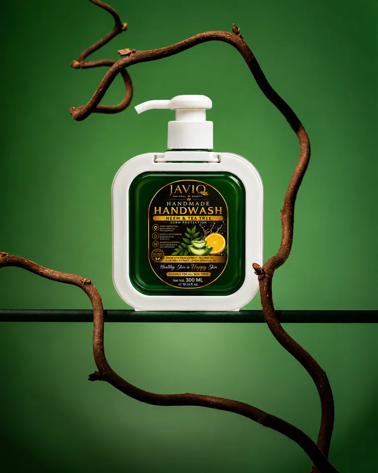 JAVIQ Neem and Tea Tree handmade handwash