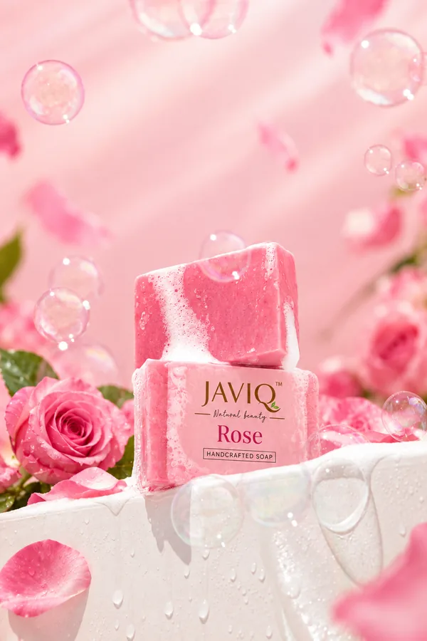 JAVIQ Rose handcrafted soap